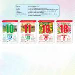 Lịch Bloc Siêu Cực Đại Trọn Bộ 2026 (29 x 41 cm) - Hương Sắc Việt Nam - TVHT4