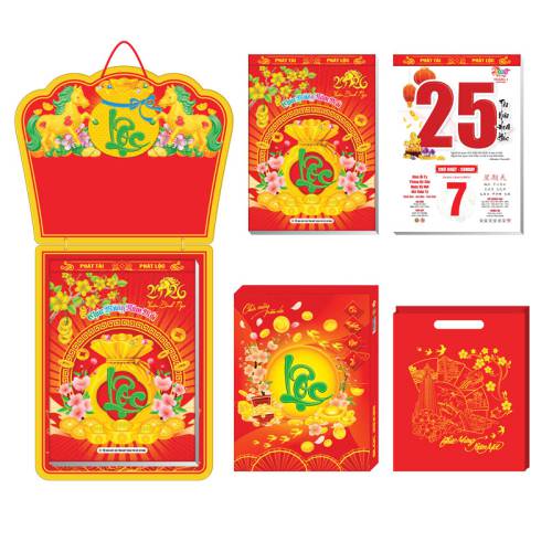 Lịch Bloc Cực Đại 2026 (25 x 35 cm) - Hoa Và Phong Thủy - TVKV