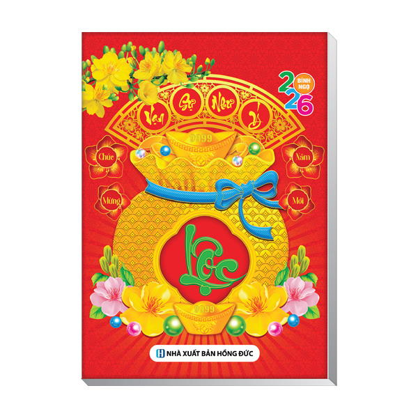 Lịch Bloc Đại Rời 2026 (14.5x20.5 cm) - Hoa Và Phong Thuỷ - TVKV